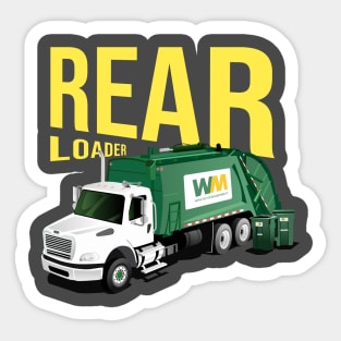 Waste Management Rear Loader Sticker